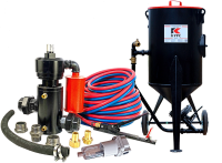 Пескоструйный аппарат PST-100 с фильтром, КПДУ twin 5 п.м.