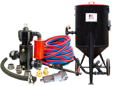 Пескоструйный аппарат PST-250 с фильтром, КПДУ twin 20 п.м.